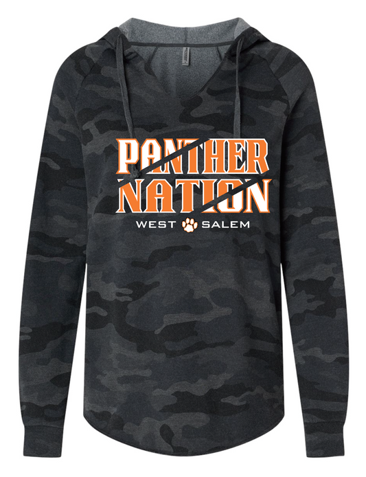 WEST SALEM PANTHER NATION CAMO HOOD