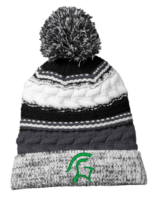 La Crescent Pom Pom Team Beanie