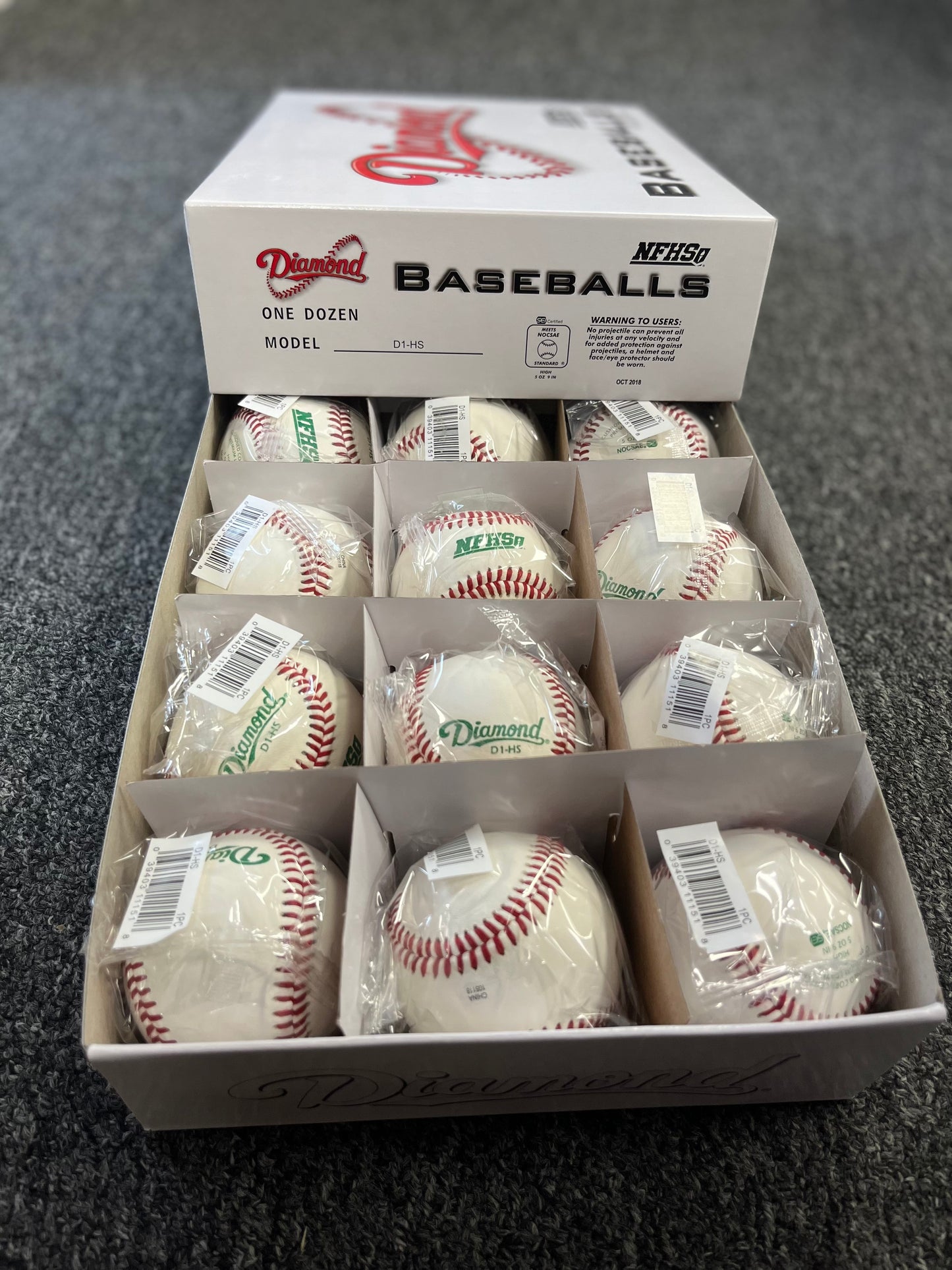 DIAMOND D1 HS BASEBALLS