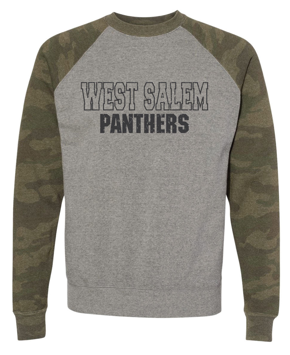 West Salem Camo Crewneck