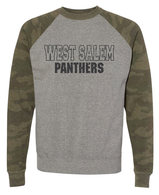 West Salem Camo Crewneck