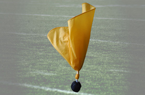 Weighted Referee Penalty Flag