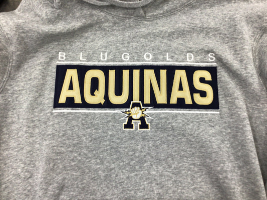 AQUINAS GREY TWILL HOOD 23