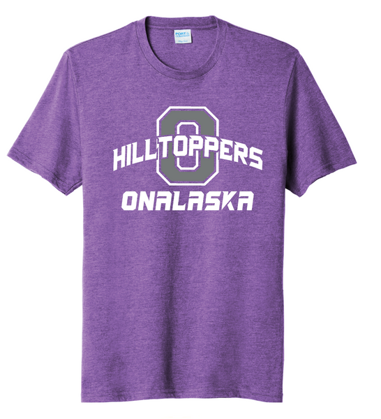 Onalaska Hilltoppers Purple Tee