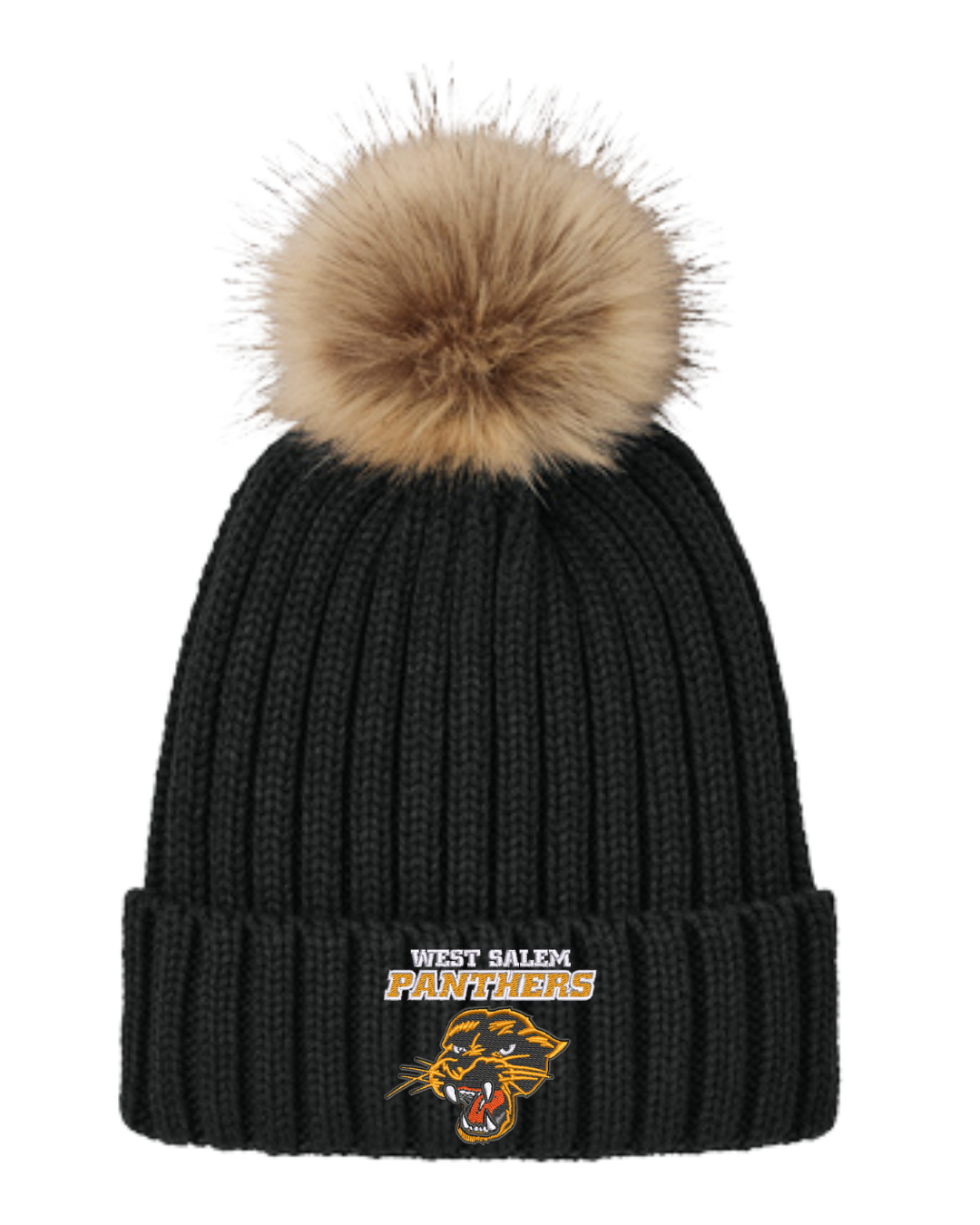 West Salem Faux Fur Pom Beanie