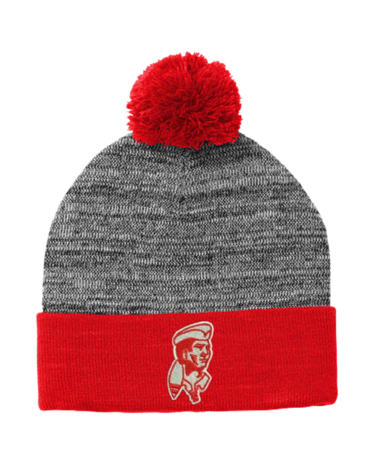 Logan Heather Pom Pom Beanie