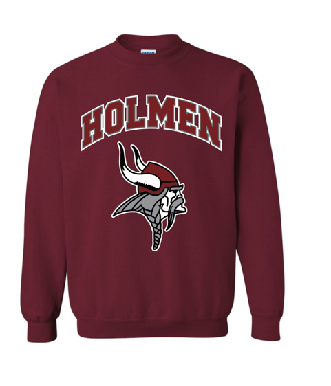 Holmen Youth Maroon Crewneck