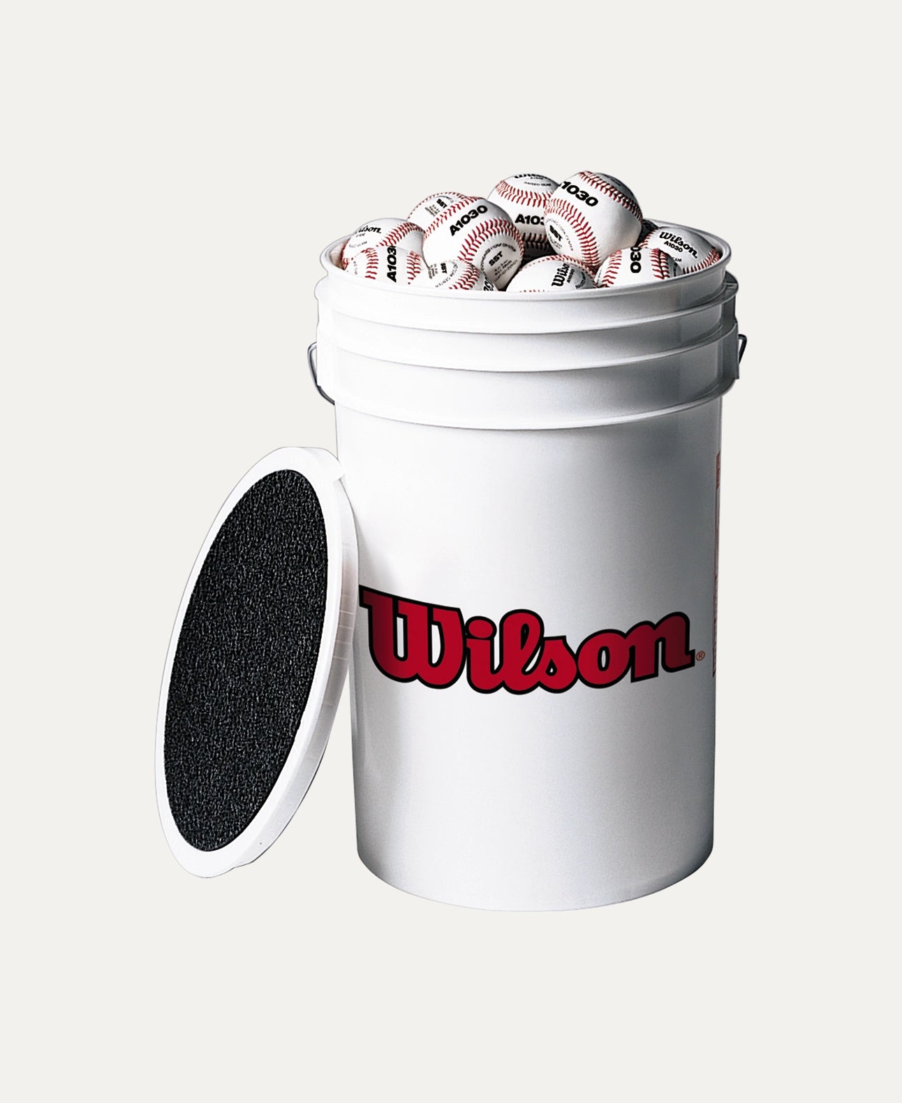 Wilson A1010S Baseballs In Bucket - 3 Dozen