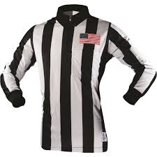 Cliff Keen Football Officials LS Wide Stripe