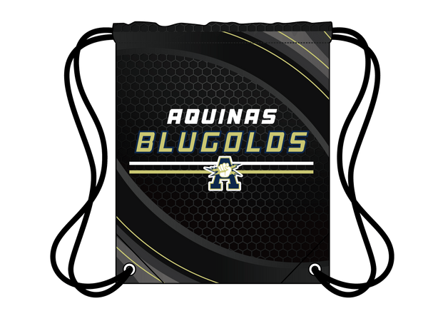AQUINAS BLUGOLDS DRAWSTRING BAG