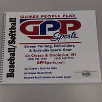 GPP BASEBALL/SOFTBALL  SCOREBOOKS 50 GAMES